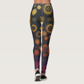Leggings Cycle solaire ésotérique (Dos)