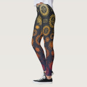 Leggings Cycle solaire ésotérique (Gauche)