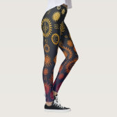 Leggings Cycle solaire ésotérique (Droite)