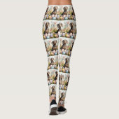 Leggings Dachshund avec œufs de Pâques (Dos)