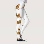 Leggings Dachshund Chien & Ball Watercolo (Droite)
