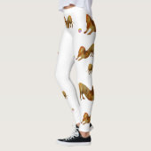 Leggings Dachshund Chien & Ball Watercolo (Gauche)