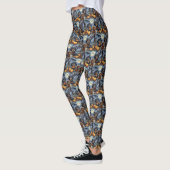 Leggings Dachshund Halloween Éffrayant (Gauche)