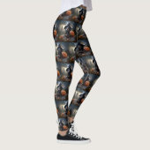 Leggings Dachshund Halloween effroi (Droite)