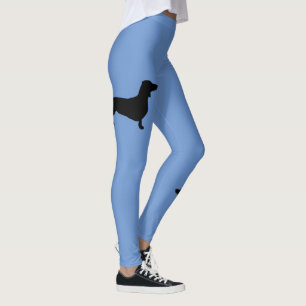Leggings Dachshund Poil Court - Silhouette 1