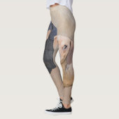 Leggings Dachshund (Smooth) Peinture - Art Chien original (Gauche)