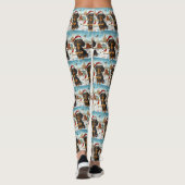 Leggings Dachshund Winter Wonderland Christmas Joy (Dos)