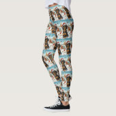 Leggings Dachshund Winter Wonderland Christmas Joy (Gauche)