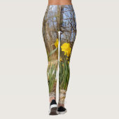 Leggings Daffodiles aux hérissons de Pâques (Dos)