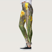 Leggings Daffodiles aux hérissons de Pâques (Gauche)