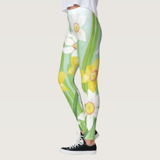 Leggings Daffodiques de printemps (Gauche)