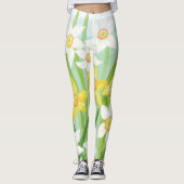 Leggings Daffodiques de printemps (Devant)