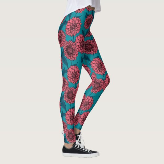 Leggings Dahlias (Droite)