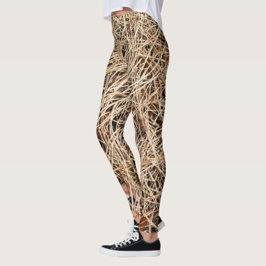 Leggings d'aiguilles de pin Abstraites (Gauche)