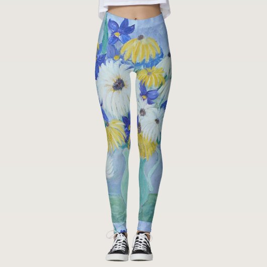 Leggings Daisies et Iris (Devant)