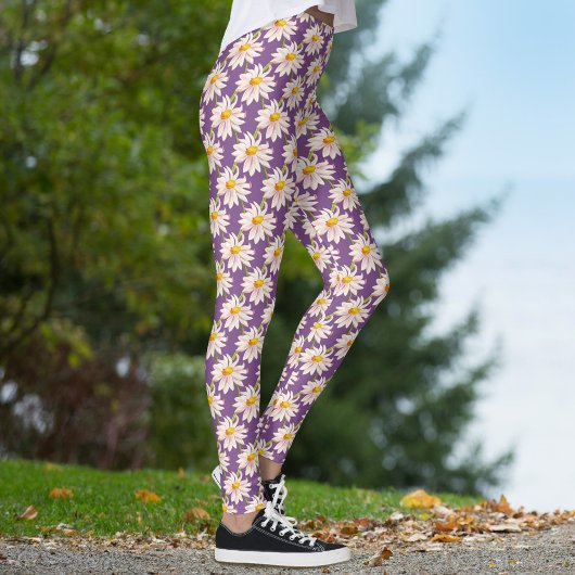 Leggings Daisy chaînes fleurie motif