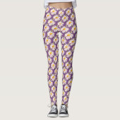 Leggings Daisy chaînes fleurie motif (Devant)