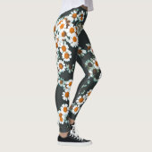Leggings Daisy Daisies Floral (Droite)