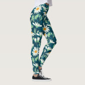 Leggings Daisy Ditsy Chamomile Romantique Print (Droite)
