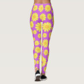 Leggings Daisy Yellow Maganta (Dos)