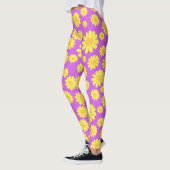 Leggings Daisy Yellow Maganta (Gauche)