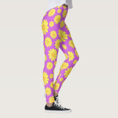 Leggings Daisy Yellow Maganta (Droite)