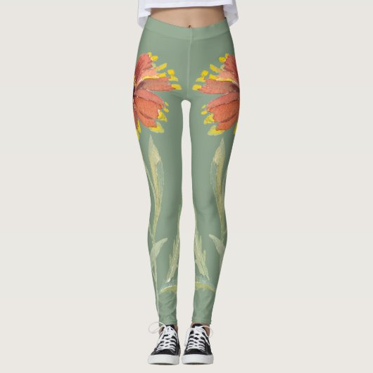 Leggings d'alimentation Fleur Faisy (Devant)