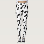 Leggings Dalmatian print dog mom dad skin pattern cute (Devant)