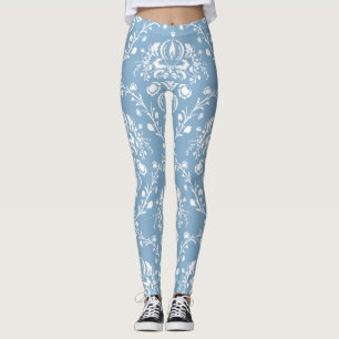 Leggings Damas bleu néerlandais