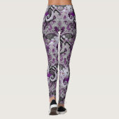 Leggings Damas de dragon désisexuel - Couleurs de drapeau d (Dos)