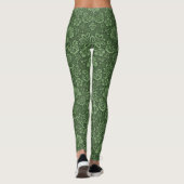 Leggings Damas florales vertes (Dos)
