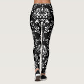 Leggings Damas noir et blanc (Dos)