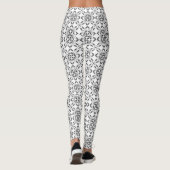 Leggings Damas Noir Et Blanc (Dos)
