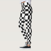 Leggings Damas noir et blanc Punk (Gauche)