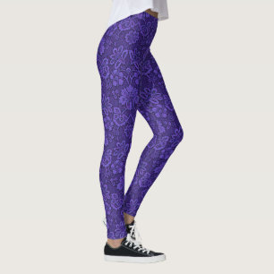 Leggings Damas pourpre foncé