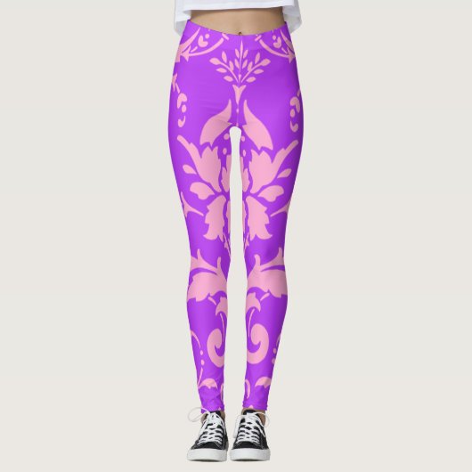 Leggings Damas rose (Devant)