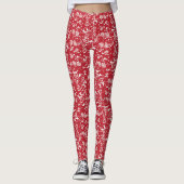 Leggings Damas rouge (Devant)