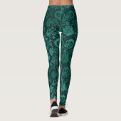 Leggings Damas vert (Dos)