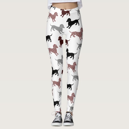 Leggings Damask Dachshunds (Devant)
