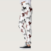 Leggings Damask Dachshunds (Gauche)