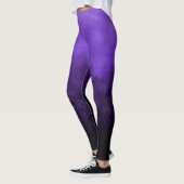 Leggings Damask Glamour Mode Fumé Nuageux Violet (Gauche)
