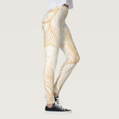 Leggings Damask Gold Floral (Droite)