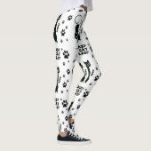 Leggings dame folle guêtres de chat (Droite)