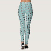 Leggings Dames assez mauvaises - crânes et Broncs (Dos)