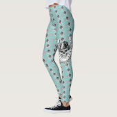 Leggings Dames assez mauvaises - crânes et Broncs (Gauche)