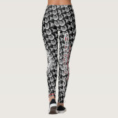 Leggings Dames assez mauvaises - crânes SR19 et Broncs (Dos)