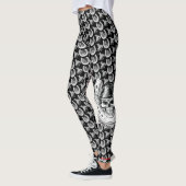 Leggings Dames assez mauvaises - crânes SR19 et Broncs (Gauche)