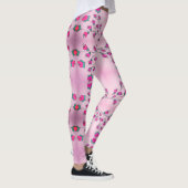 Leggings Dames au coeur rose (Droite)
