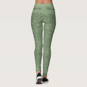 Leggings Dames Indépendantes ~ Déclarez Votre Indépendance  (Dos)