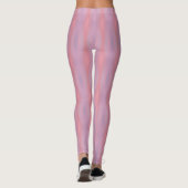 Leggings Dames pattes roses et violettes (Dos)